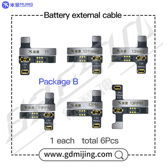 Mijing Battery Repair Flex Cable For iPhone 11-13 Pro Max Mini  Programmer