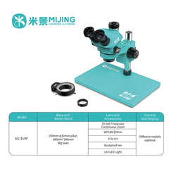 Mijing New Trinocular Microscope RF4 & MJ-31VP