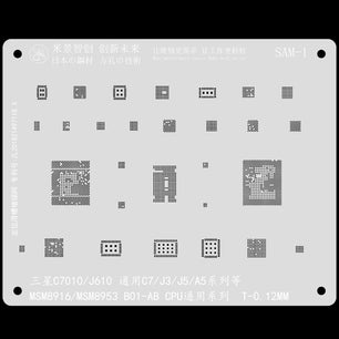 Mijing SAM1-16 BGA Reballing Stencil Kit for Samsung