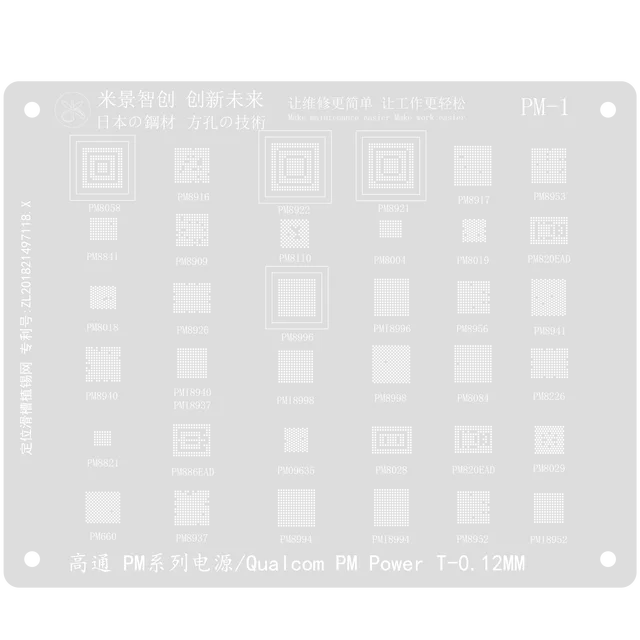 Mijing fixed sliding groove tin net PM-1