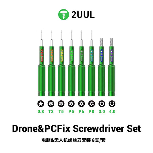 2UUL SD95 Magnetic Screwdriver Set Anti Slip Repair Bits Kit