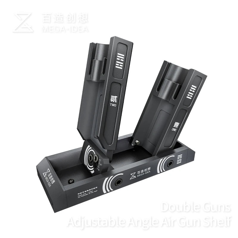 One Dual Purpose Air Gun Rack Double Gun