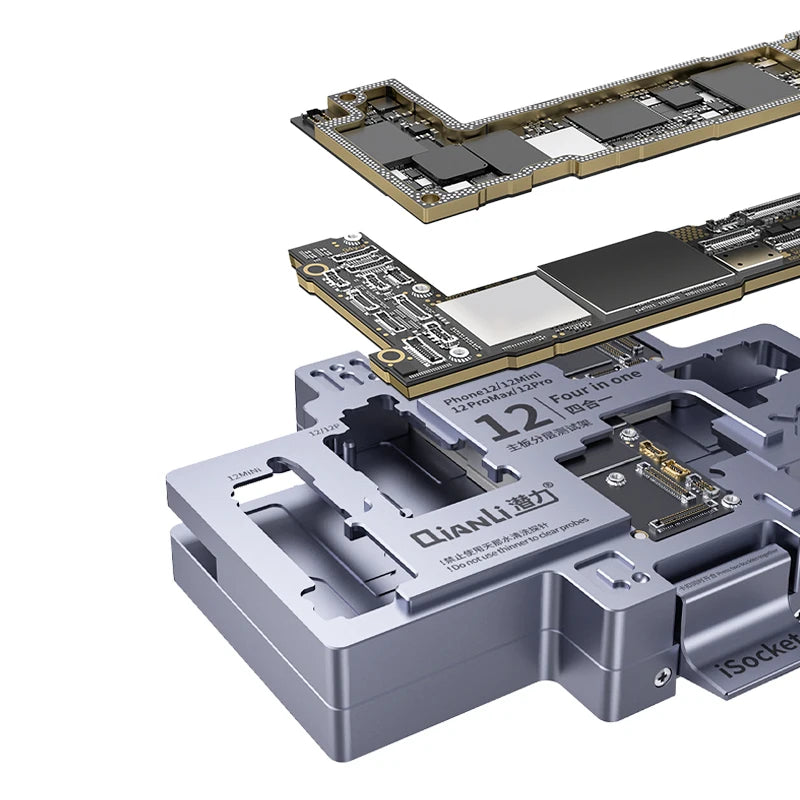 Isocket 4In1 Motherboard Layered Test Frame For Iphone 12 series