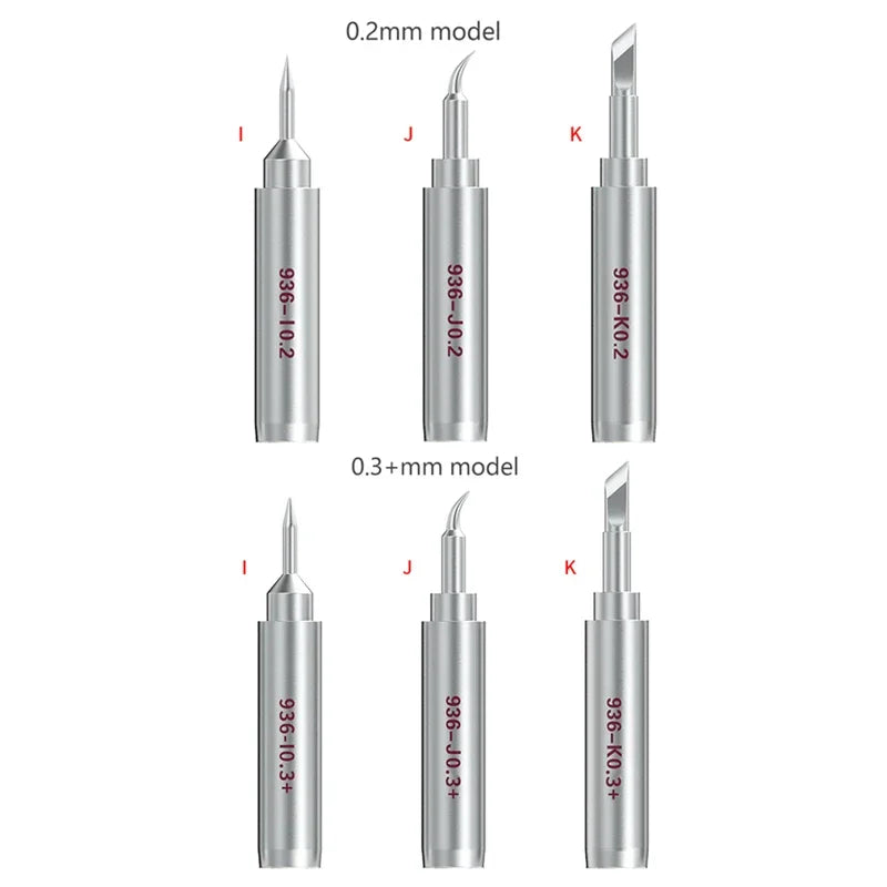 Soldering Iron Tips Replaceable Lead Free K J I Welding Tips