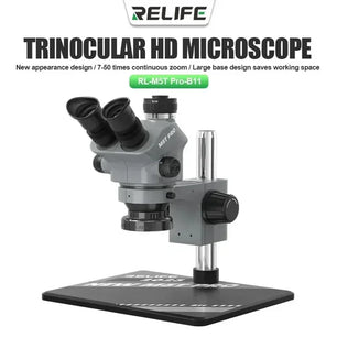 RL-M5T Pro-B11 Zoom Matching Trinocular Stereo Microscope