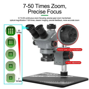 RL-M5T Pro-B11 Zoom Matching Trinocular Stereo Microscope