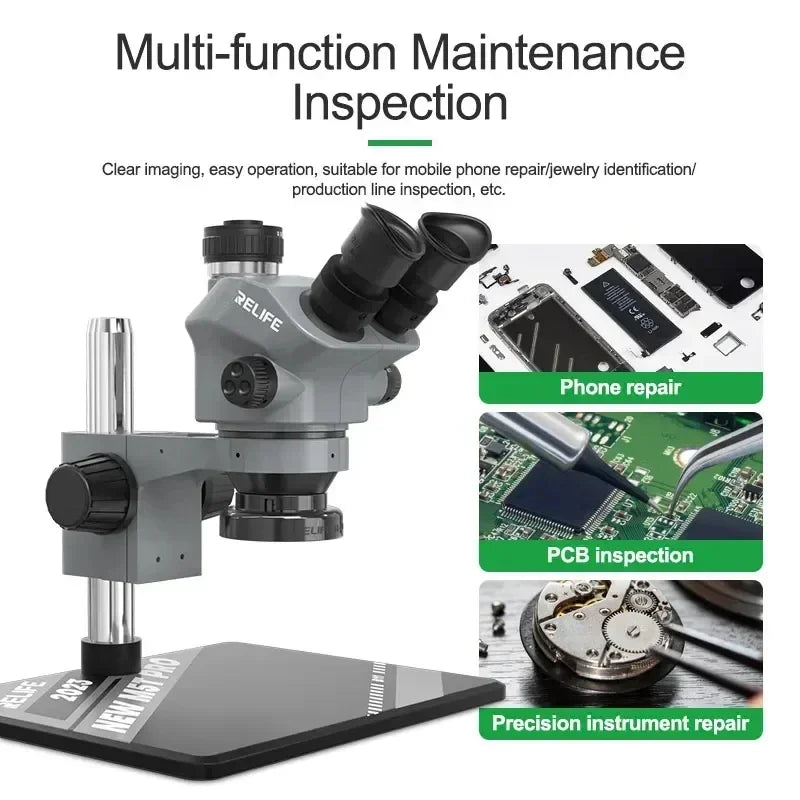 RL-M5T Pro-B11 Zoom Matching Trinocular Stereo Microscope