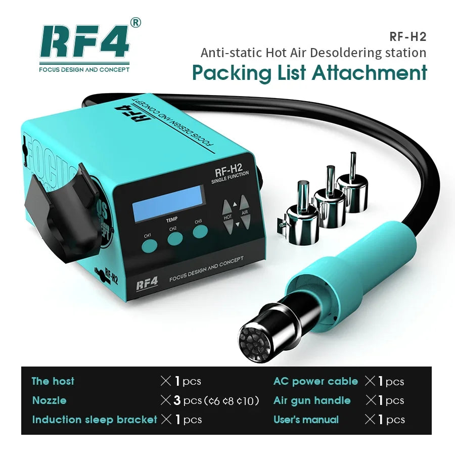 RF-H2 Desoldering Hot Air Gun Soldering Station