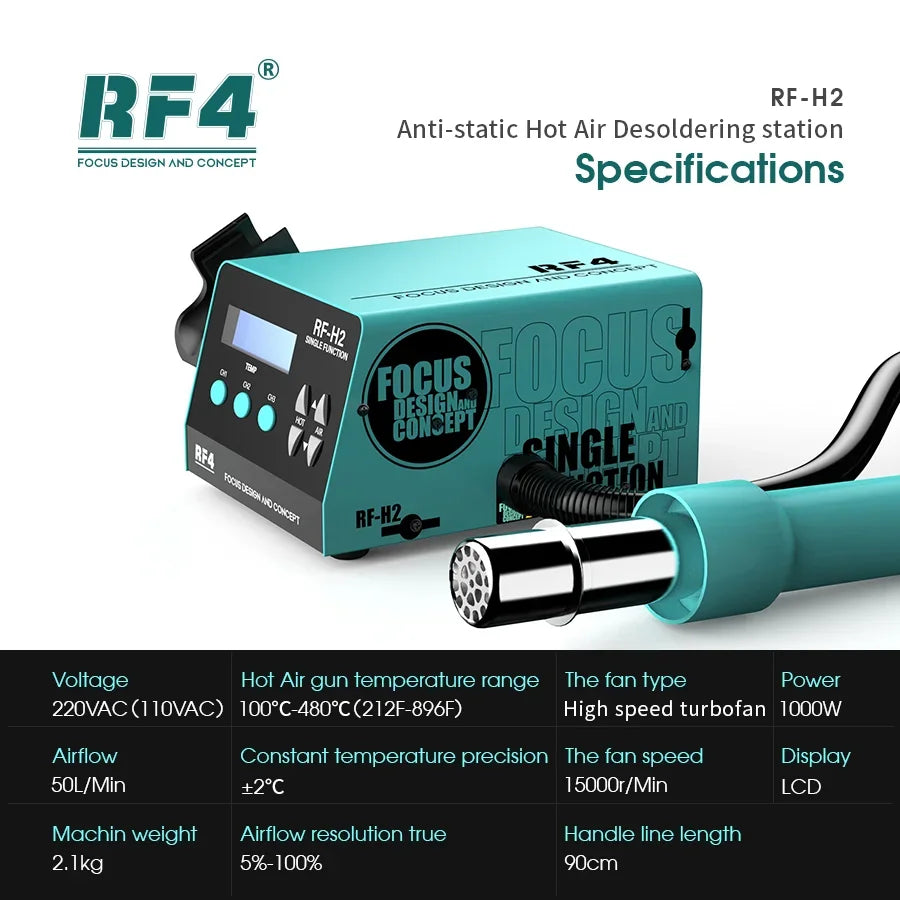 RF-H2 Desoldering Hot Air Gun Soldering Station