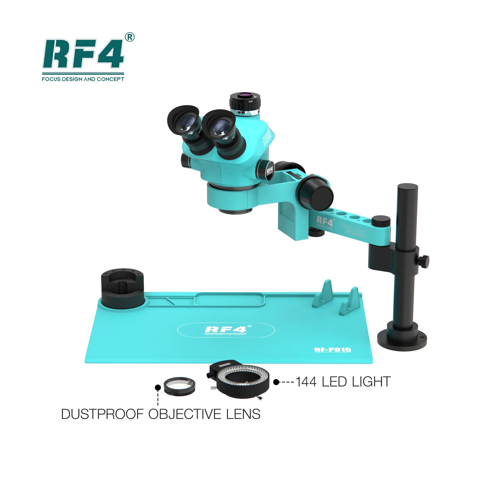 RF4 Microscope RF-7050PRO 360 ° Rotation Adjustable