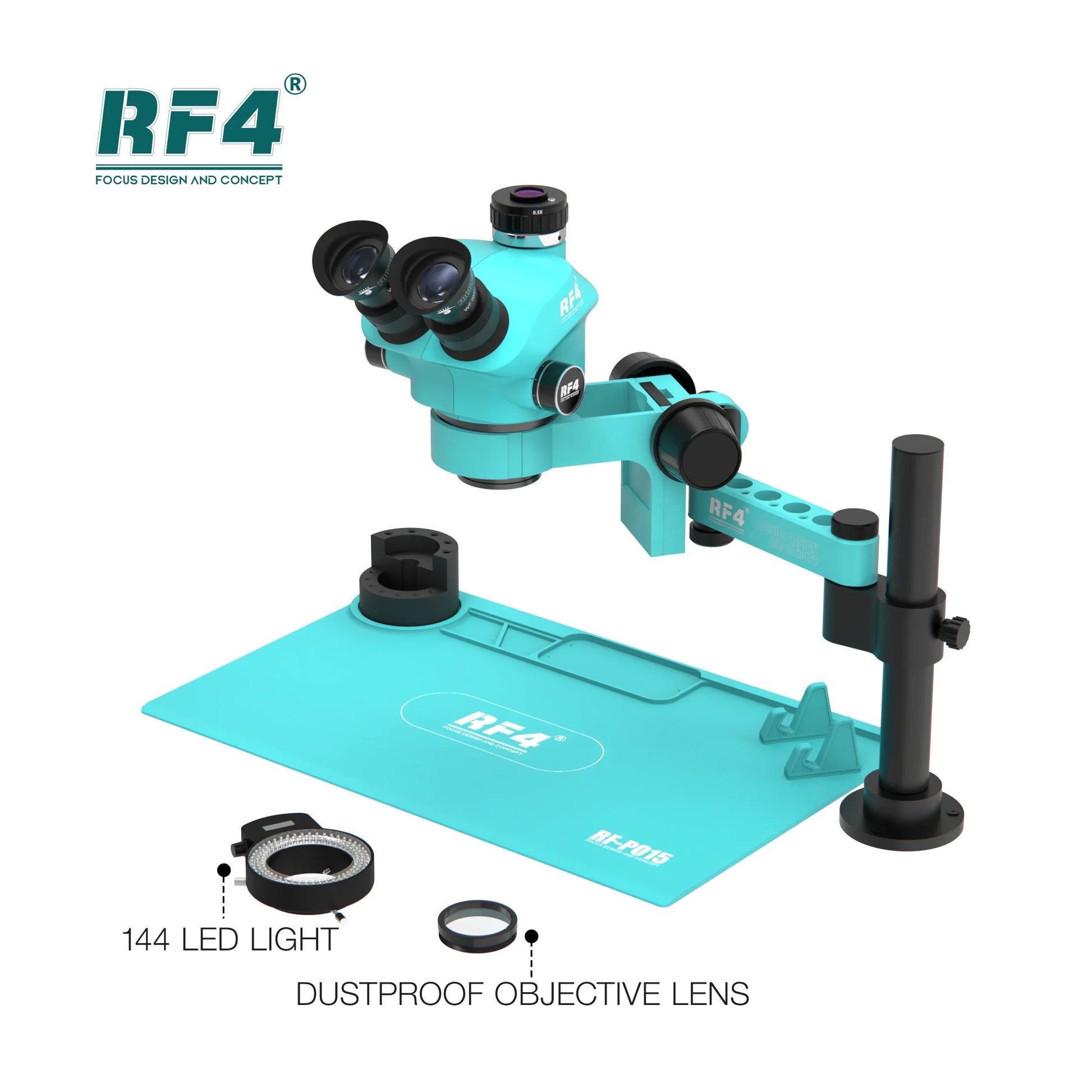 RF4 Microscope RF-7050PRO 360 ° Rotation Adjustable