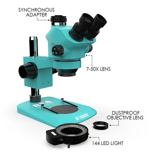 RF7050TV 7-50X Continuous Zoom Triocular microscope