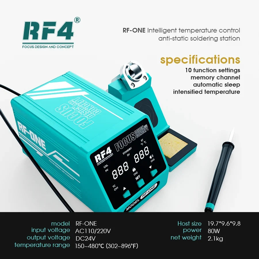 RF4 Digital Soldering Station Electronic Soldering Iron