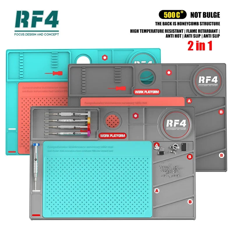 RF4 Insulated Silicone soldering Mat Phone Repair Pad