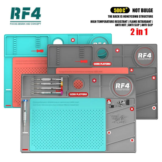 RF4 Insulated Silicone soldering Mat Phone Repair Pad