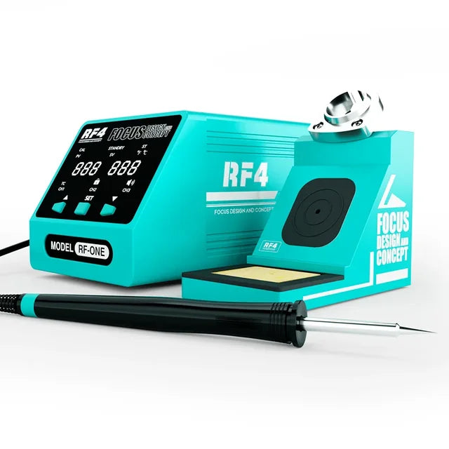 RF4 LED Digital Soldering Station Hot Air Gun