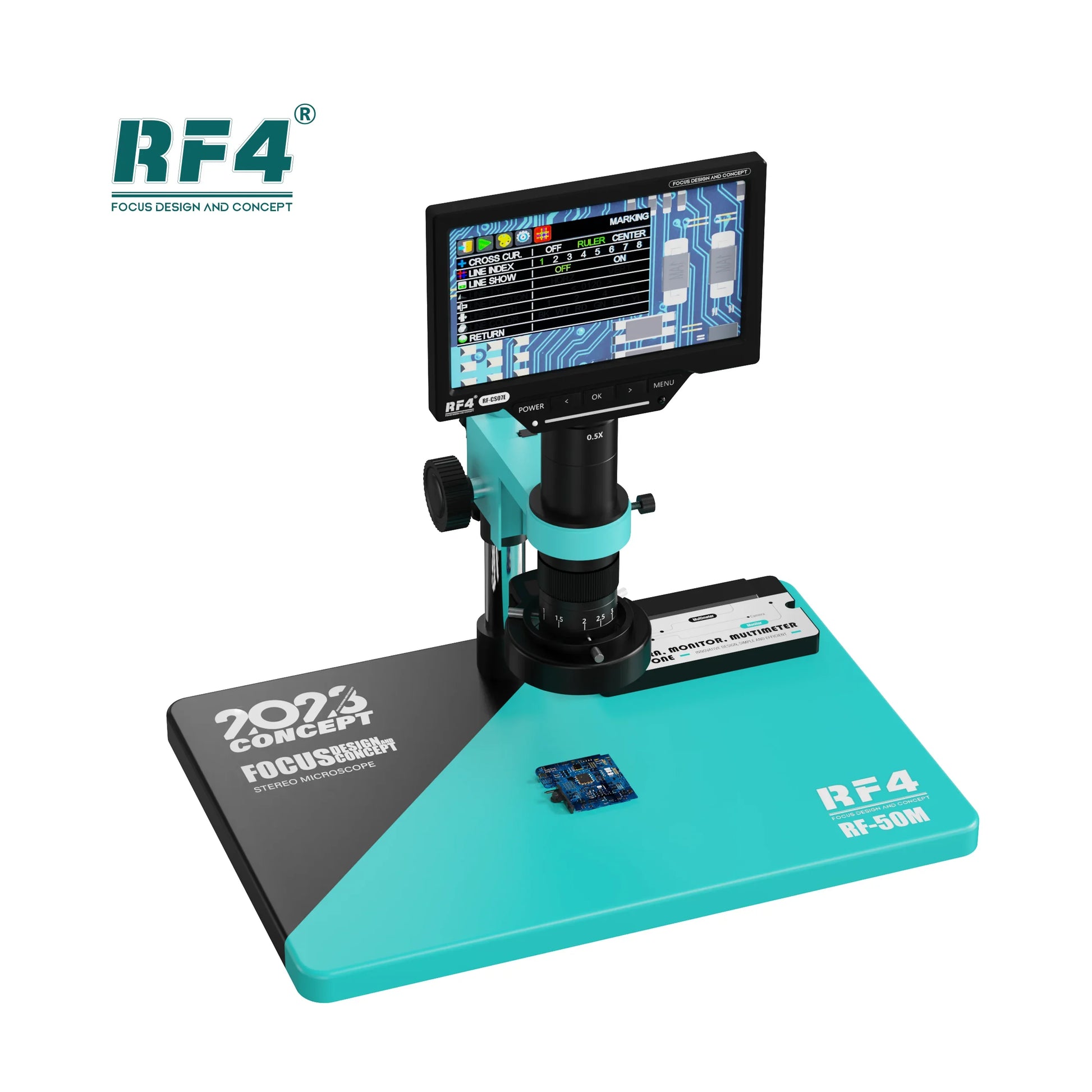 RF4 RF-50M Digital Video HD Microscope Color LCD Display