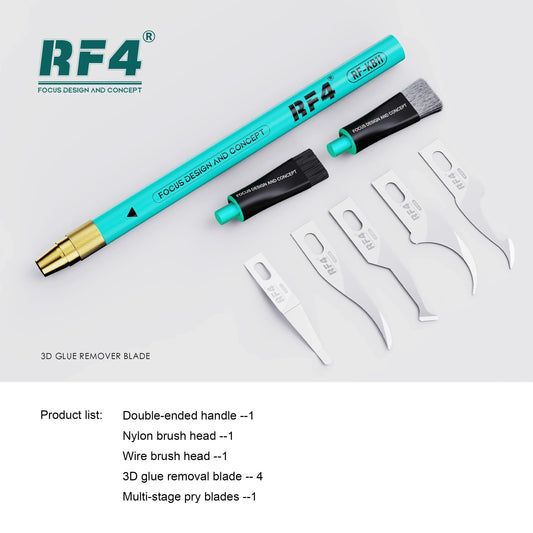 RF-KB11 Double Head Brush 3D blade and glue removal brush