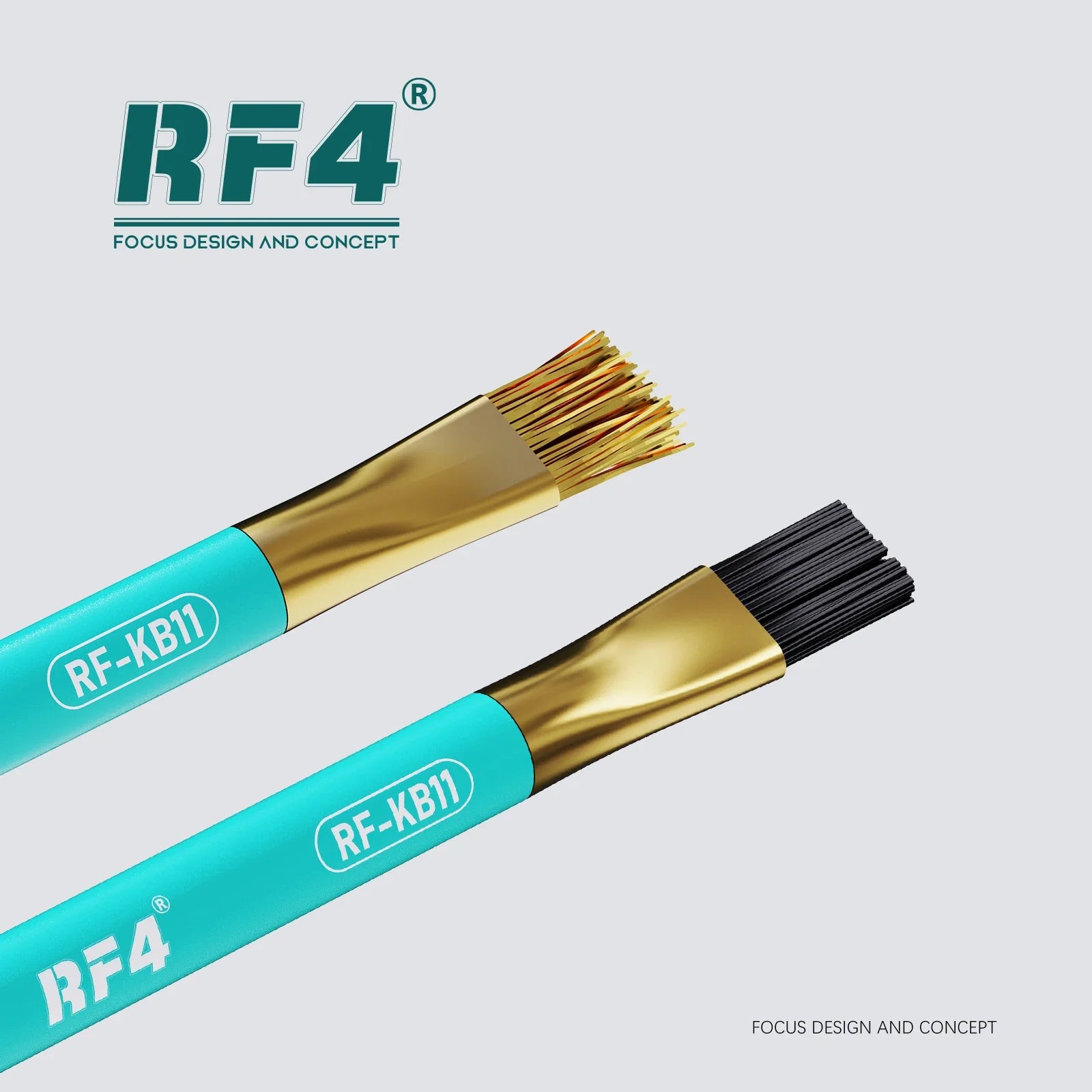 RF-KB11 Double Head Brush 3D blade and glue removal brush