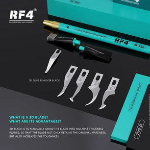 RF-KB11 Double Head Brush 3D blade and glue removal brush