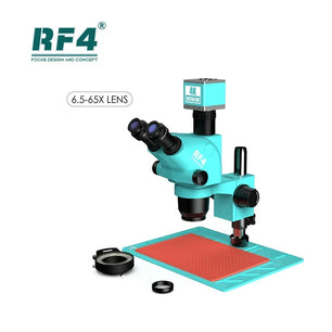 RF4 RF6565-PO4-4K 6.5-65X 4K Trinocular Stereo Microscope