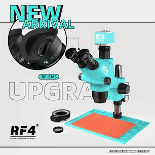 RF4 RF6565-PO4-4K 6.5-65X 4K Trinocular Stereo Microscope