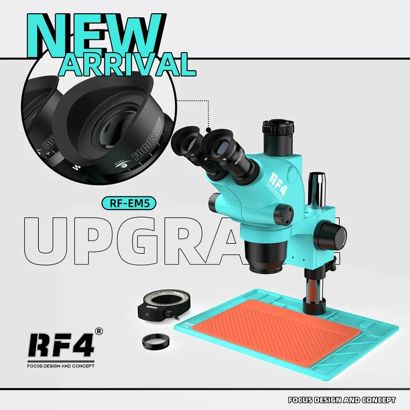 RF4 RF6565-PO4 Stereo 6.5-65X Magnification Microscope