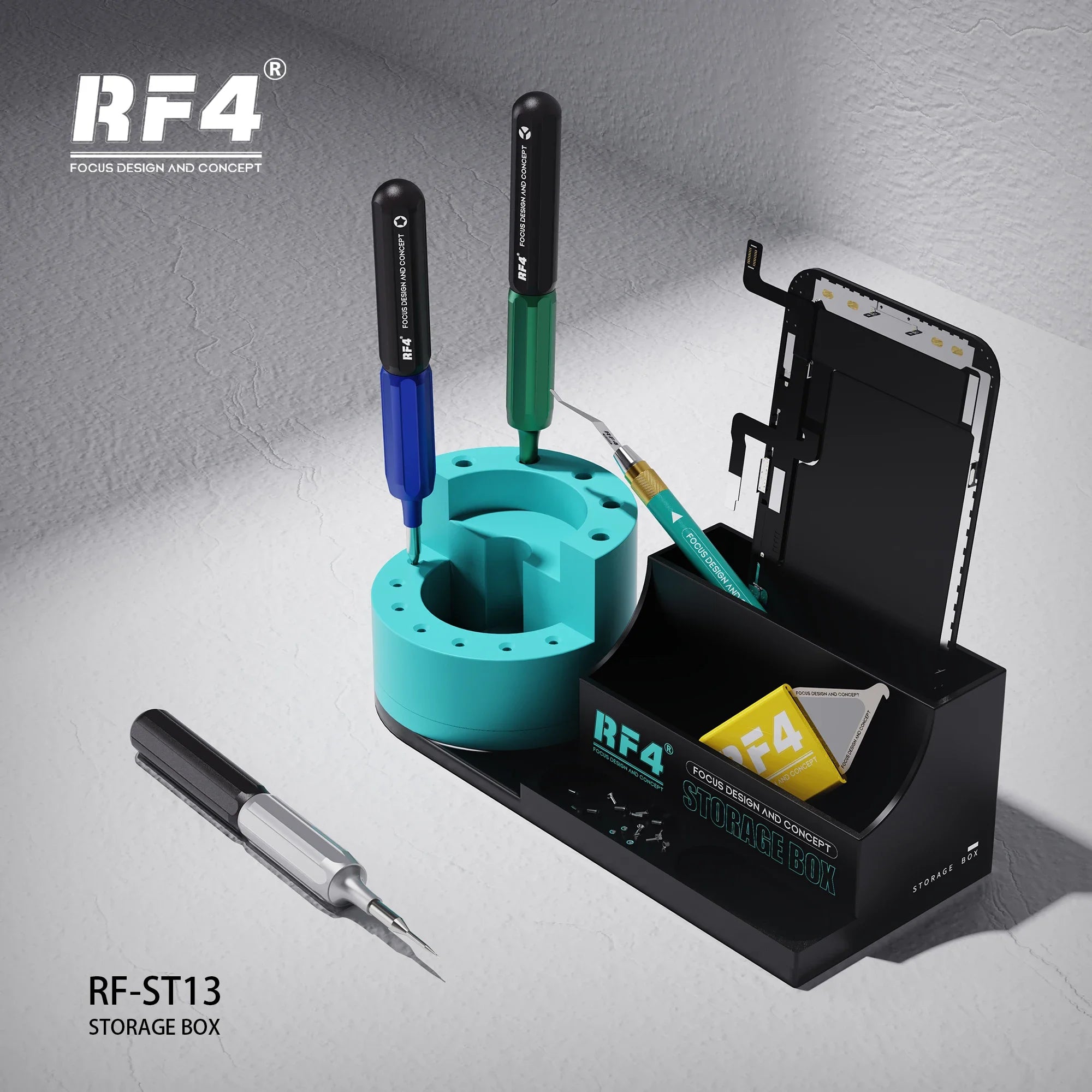 RF4 ST13 Screwdriver Storage Holder Box