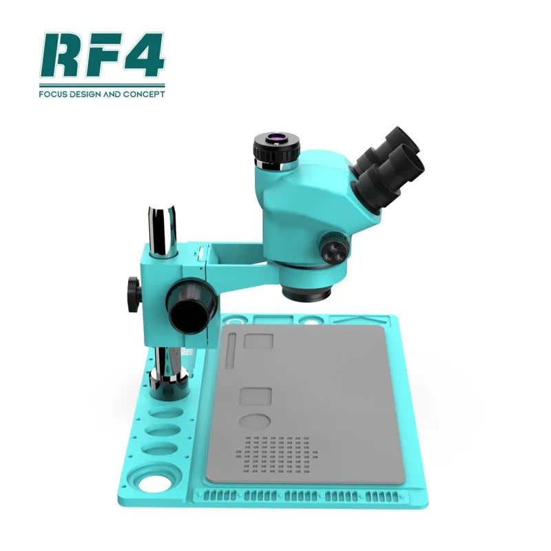 RF7050TVD2 20B Base Simul Focal Trinocular Zoom Stereo Microscope