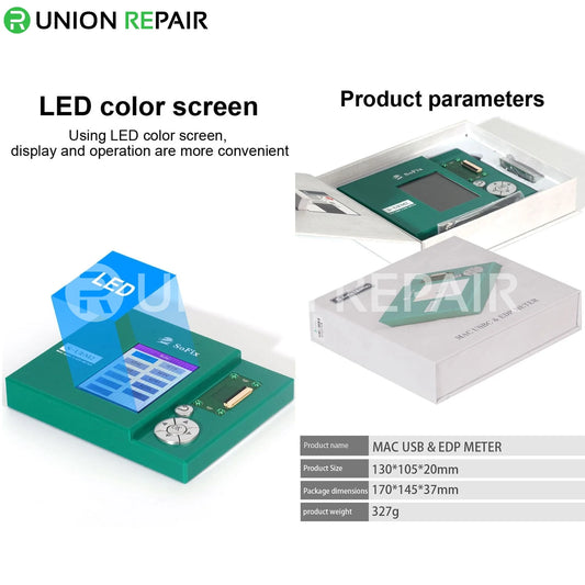 S-UEM2 /Mac USBC & EDP Meter/ Detector for EDP Connector