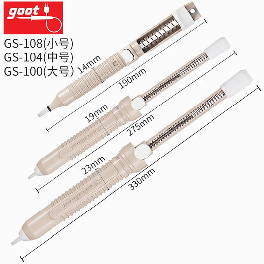 GOOT GS-108 GS-104 GS-100 Manual Desoldering Pump Powerful Tin
