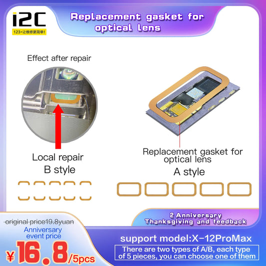 I2C Face ID Repair Optical Lens Original Rubber Replacement Gasket