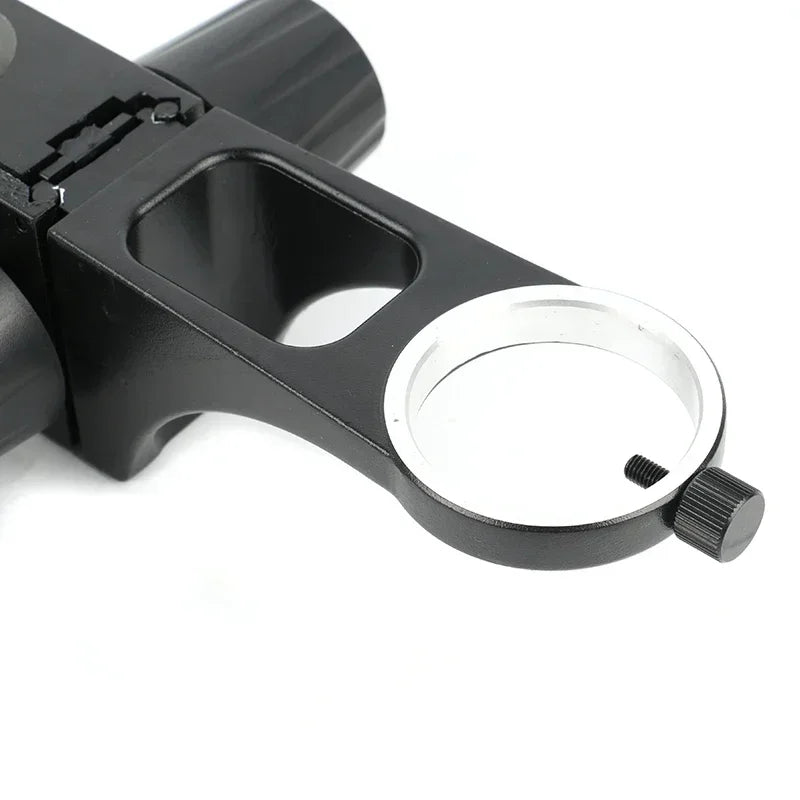 50mm Focus Adjustable Arm Holder Microscope Zoom Lens Gear Accessories