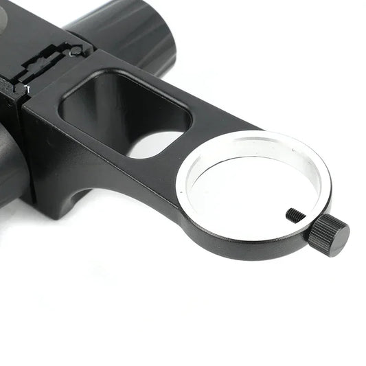 50mm Focus Adjustable Arm Holder Microscope Zoom Lens Gear Accessories