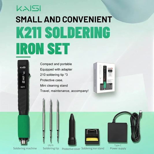 Kaisi K211 65W Portable Soldering Station USB