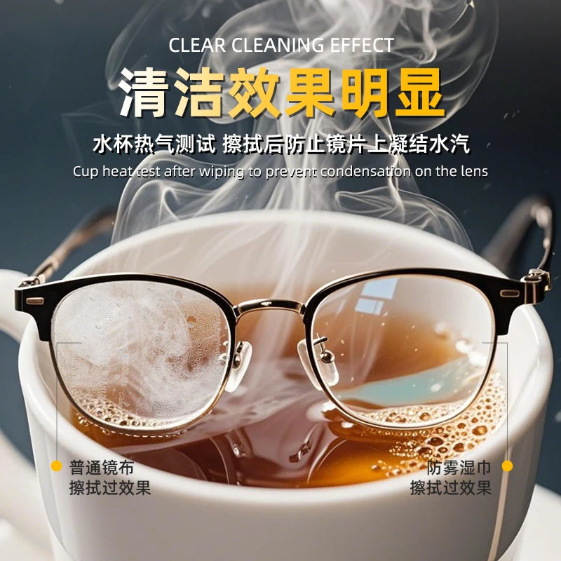 PPD 100pcs Glasses Cleaning Lens Wipes