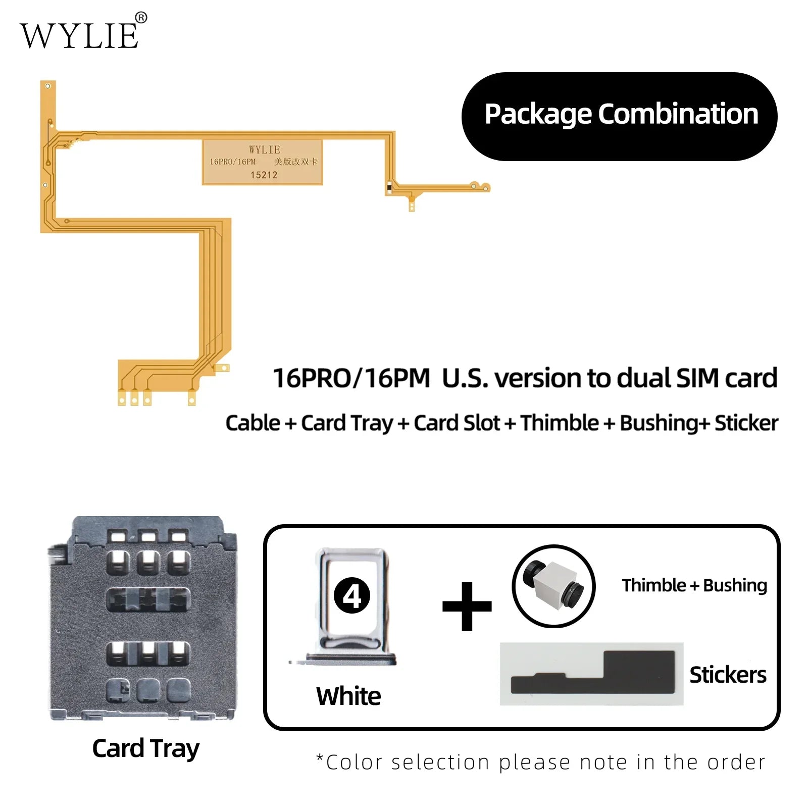 WYLIE For iPhone 14 15 16 Pro MAX ESIM Modified To Sim No Punching
