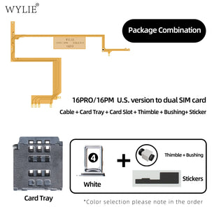WYLIE For iPhone 14 15 16 Pro MAX ESIM Modified To Sim No Punching