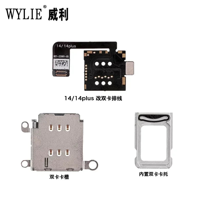 WYLIE For iPhone 14 15 16 Pro MAX ESIM Modified To Sim No Punching