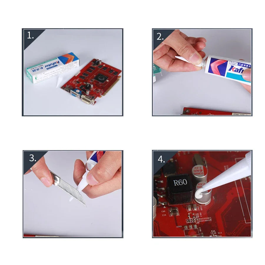 Kafuter 45g silicone industrial glue K-704 705 704B