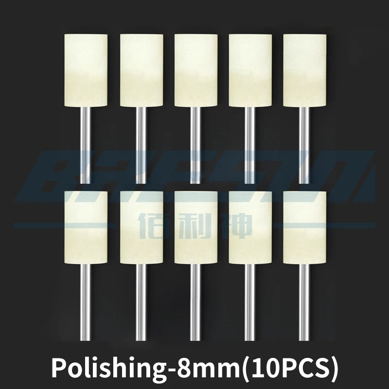 10Pcs 2.35 Shank Diamond Grinding Burr Needle