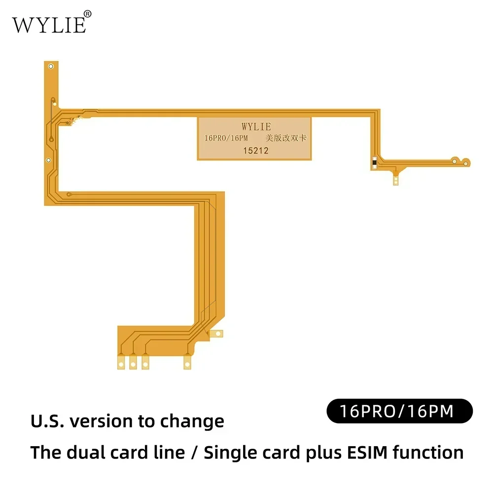 WYLIE For iPhone 14 15 16 Pro MAX ESIM Modified To Sim No Punching
