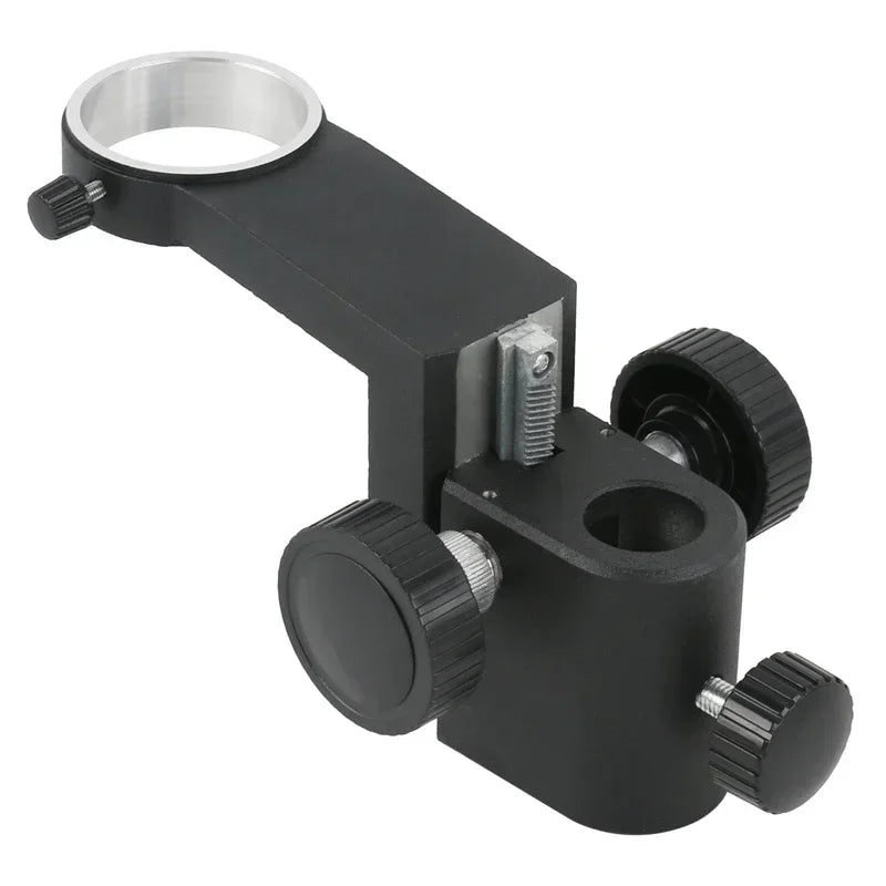 50mm Focus Adjustable Arm Holder Microscope Zoom Lens Gear Accessories