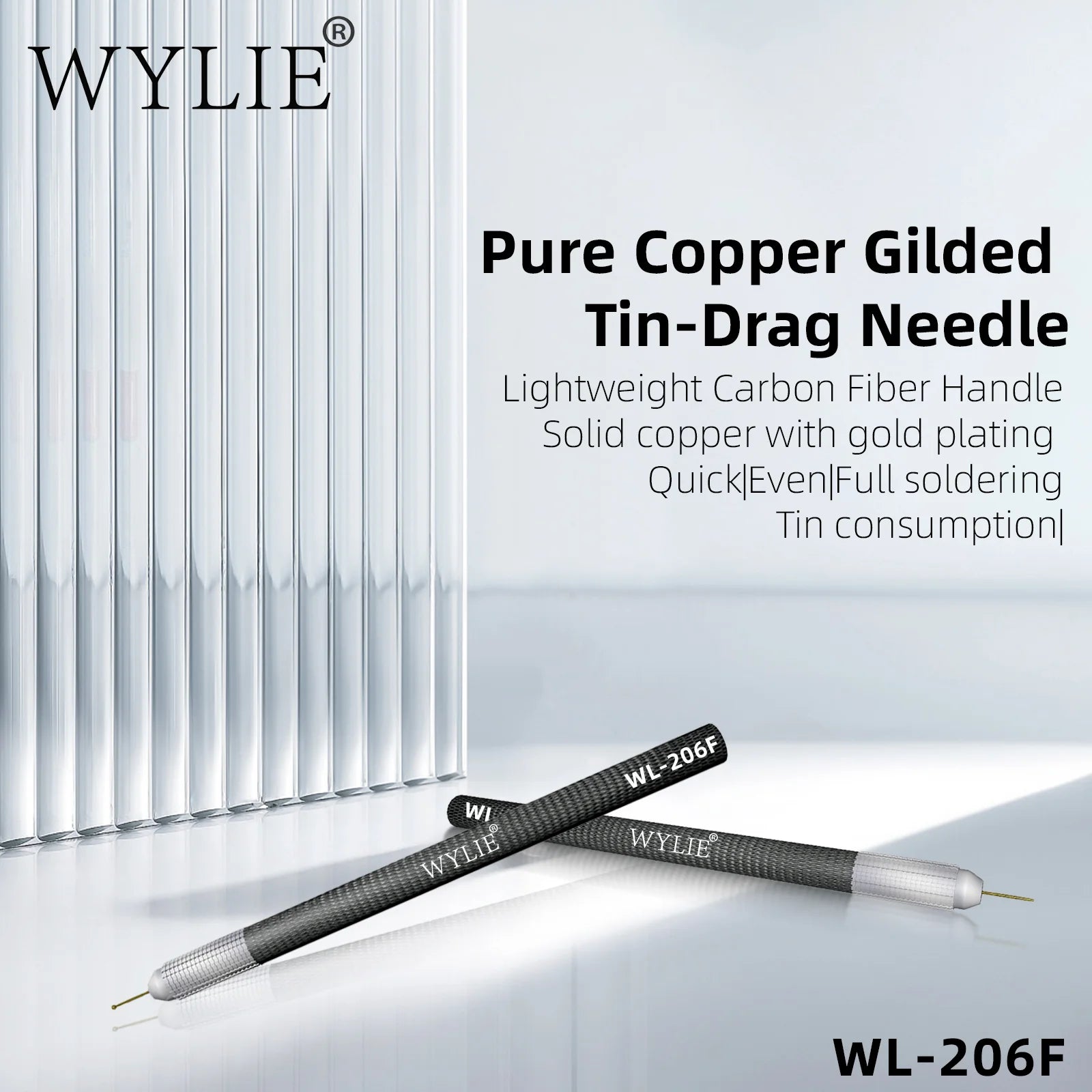 WYLIE Tin Dragging Needle Gold Plated FPC Connector Reballing