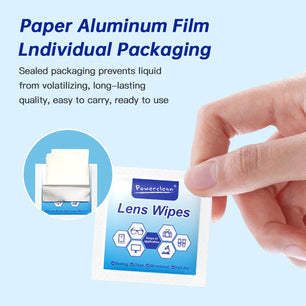 100pcs Glasses Cleaning Lens Wipes