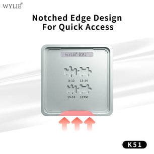 WYLIE K51 Magnetic Soldering Platform for iPhone X-16 Series