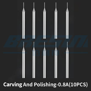 10Pcs 2.35 Shank Diamond Grinding Burr Needle