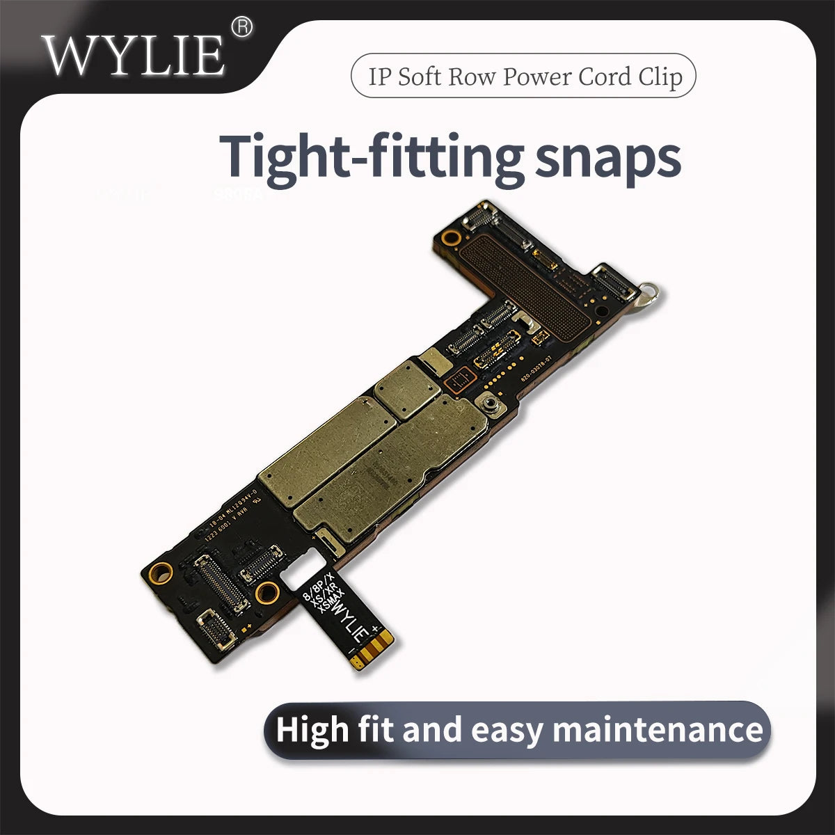 WYLIE iPhone Soft Row Power Cord Clip for iPhone 6 - 16 PM