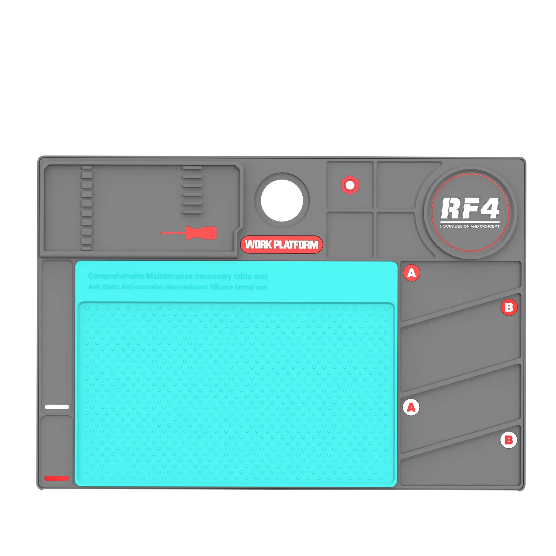 RF4 RF-PO2  Insulated Silicone Soldering Mat