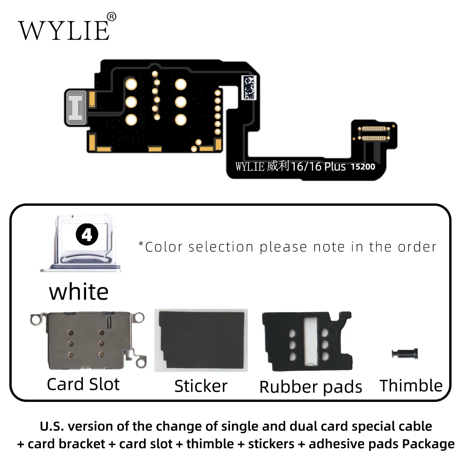 WYLIE For iPhone 14 15 16 Pro MAX ESIM Modified To Sim No Punching